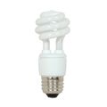 Product Image of 9 Watt - Mini Spiral Compact Fluorescent Bulb 4100K - 82 CRI - Medium base - 120 Volt (8 Pack)