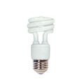Product Image of 11 Watt - Mini Spiral Compact Fluorescent Bulb 5000K - 82 CRI - Medium base - 120 Volt (8 Pack)