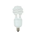 Product Image of 9 Watt - Mini Spiral Compact Fluorescent Bulb 2700K - 82 CRI - Candelabra base - 120 Volt (8 Pack)