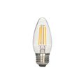 Product Image of 4.5 Watt C11 LED Bulb - Clear - Medium base - 2700K - 470 Lumens - 120 Volt (5 Pack)