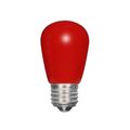 Product Image of 1.4 Watt LED Bulb - S14 - Ceramic Red - Medium base - 120 Volt (4 Pack)