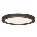 Product Image of 12 watt 7" Flush Mount LED Fixture 3000K Bronze finish 120/277 volts