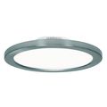 Product Image of 16 watt 9" Flush Mount LED Fixture 3000K Polished Nickel finish 120/277 volts (Pack of 2)