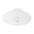 Product Image of 2 Light 12" Flush w/ Round Sunburst Glass White Finsh (Pack of 2)