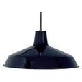 Product Image of 1 Light 16" Pendant Warehouse Shade Black / Steel Finish