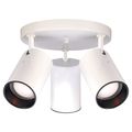 Product Image of 3 Light R20 Straight Cylinder White Finish (Pack of 2)