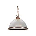 Product Image of 1 Light 15" Pendant Clear Prismatic Dome Old Bronze Finish