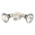 Product Image of 2 Light 10" Flood Light Exterior PAR38 w/ Adjustable Swivel & Motion Sensor White Finish