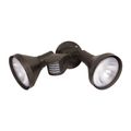 Product Image of 2 Light 14" Flood Light Exterior PAR38 w/ Adjustable Swivel & Motion Sensor Bronze Finish