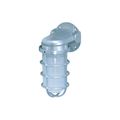 Product Image of 1 Light 10" Industrial Style Wall Mount w/ Frosted Glass Metallic Silver Finish