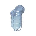 Product Image of 1 Light 11" Industrial Style Wall Mount w/ Frosted Glass Metallic Silver Finish
