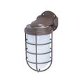 Product Image of 1 Light 11" Industrial Style Wall Mount w/ Frosted Glass Old Bronze Finish