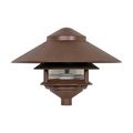 Product Image of Pagoda Garden Fixture Large 10" Hood 1 light 2 Louver Old Bronze Finish
