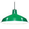 Product Image of 1 Light 16" Pendant Warehouse Shade Green Finish