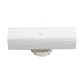 Product Image of 2 Light 14" Vanity w/ White "U" Channel Glass White Finish (Pack of 3)