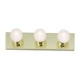 Product Image of 3 Light 18" Vanity Strip Polished Brass Finish