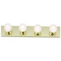 Product Image of 4 Light 24" Vanity Strip Polished Brass Finish (Pack of 2)