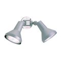 Product Image of 2 Light 15" Flood Light Exterior PAR38 w/ Adjustable Swivel Gray Finish
