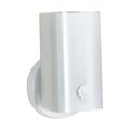 Product Image of 1 Light 7" Vanity w/ White "U" Channel Glass w/ Switch White Finish