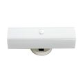 Product Image of 2 Light 14" Vanity w/ White "U" Channel Glass w/ Convenience Outlet White Finish (Pack of 2)