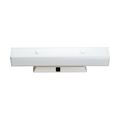 Product Image of 4 Light 24" Vanity w/ White "U" Channel Glass w/ Convenience Outlet White Finish (Pack of 2)