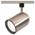Product Image of 1 Light R30 Track Head Bullet Cylinder Brushed Nickel Finish (Pack of 2)
