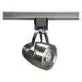 Product Image of 1 Light LED 12W Track Head Pinch back shape Brushed Nickel 24 Deg. Beam