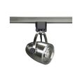 Product Image of 1 Light LED 12W Track Head Pinch back shape Brushed Nickel 36 Deg. Beam