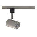 Product Image of 1 Light LED 12W Track Head Small Cylinder Brushed Nickel 24 Deg. Beam
