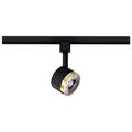 Product Image of 12 Watt LED Track Head Round 3000K Matte Black and Brushed Brass Finish