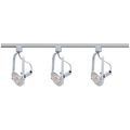 Product Image of 3 Light PAR30 Gimbal Ring Track Kit 4 foot Track White
