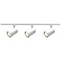 Product Image of 3 Light R30 Straight Cylinder Track Kit 4 foot Track White