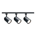 Product Image of 3 Light R30 Bullet Cylinder Track Kit 4 foot Track Black
