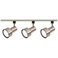 Product Image of 3 Light R30 Step Cylinder Track Kit 4 foot Track Brushed Nickel