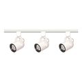 Product Image of 3 Light MR16 Round Back Track Kit 4 foot Track Line Voltage White