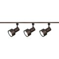 Product Image of 3 Light R30 Step Cylinder Track Kit 4 foot Track Russet Bronze