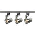 Product Image of Track Lighting Kit 12 Watt LED 3000K 4 foot Track 36 degree Round shape w/ angle arm Brushed Nickel finish
