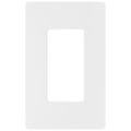 Product Image of Claro 1 Gang Wall Plate for Decorator/Rocker Switches, Satin (Architectural White)