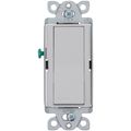 Product Image of Claro On/Off Switch, 15 Amp/Single Pole, w/ Night Light (Architectural White)