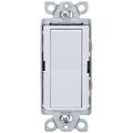 Product Image of Claro On/Off Rocker Switch, 15A 4-Way (Glacier White)