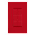 Product Image of Claro 6-Port Frame, Field Customizable, Fits Decorator-Style Wall Plates, SC-6PF-HT, Hot