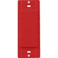 Product Image of Blank Insert for Claro Wall Plates, Fits Decorator-Style Openings, SC-BI-SR, Signal Red