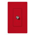 Product Image of Claro Coaxial Cable Jack, Fits Decorator-Style Wall Plates, SC-CJ-HT, Hot