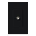 Product Image of Claro Coaxial Cable Jack, Fits Decorator-Style Wall Plates, SC-CJ-MN, Midnight