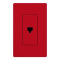 Product Image of Claro Telephone Jack, Fits Decorator-Style Wall Plates, SC-PJ-HT, Hot