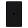 Product Image of Claro Telephone Jack, Fits Decorator-Style Wall Plates, SC-PJ-MN, Midnight