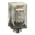 Product Image of Plug-In Relay, Type KP, Tubular, 8-Pin, DPDT, 2NO/2NC, 10A, 12 VDC Coil, 8501KPDR12V51
