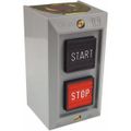 Product Image of Push-Button Control Station, Momentary, NO/NC, Start & Stop 2 Pushbutton Operators, Projecting Operator, 1 NEMA Rating, 9001BG201
