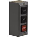 Product Image of Push-Button Control Station, Momentary, 2NO/3NC, Forward, Reverse & Stop 3 Pushbutton Operators, Projecting Operator, 1 NEMA Rating, 9001BG302