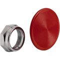 Product Image of Extended Mushroom Head Pushbutton Switch 2-1/4" Snap-In Knob Red, Round Button, Nonilluminated, 9001K17R